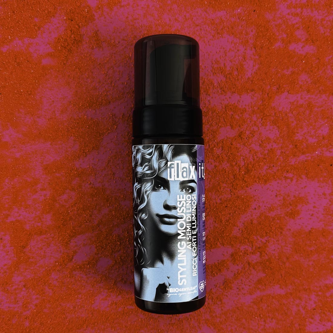 Styling Lockenschaum mit Leinsamen | Schaumfestiger von Bio Gentleaf