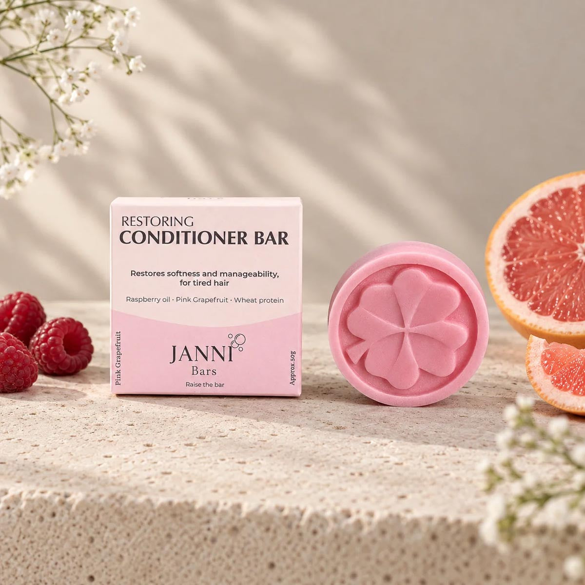 Pink Grapefruit Conditioner Bar – 50g
