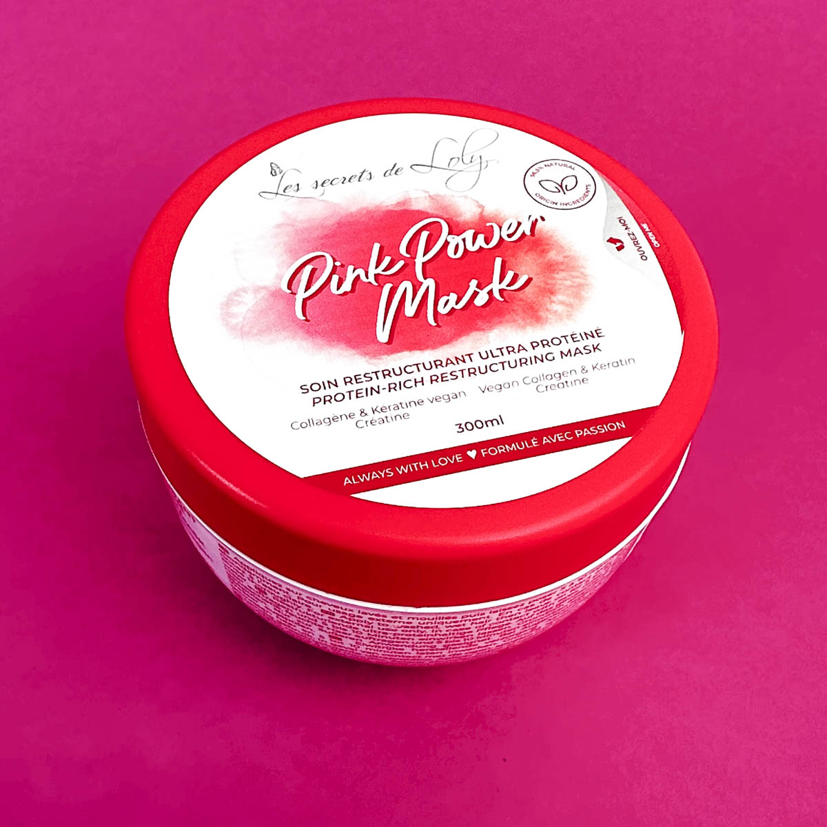 Pink Power Mask (Ultra-protein restructuring) - 300ml