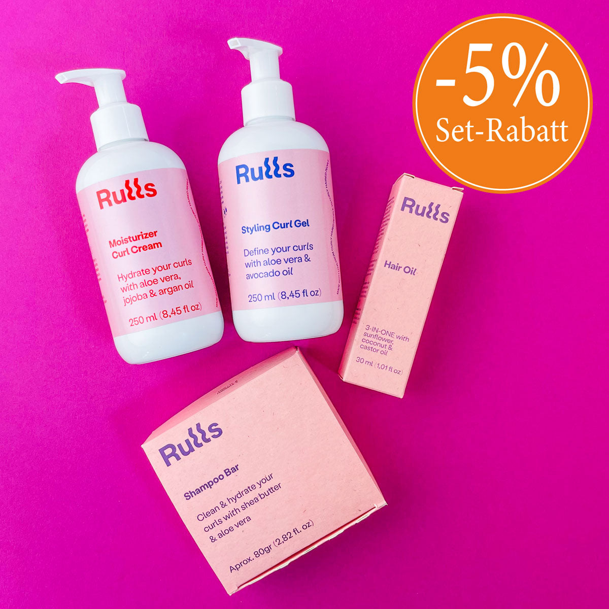 Rulls | Curly Hair Care Routine Set