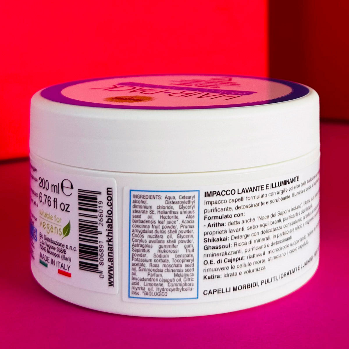 Hair Pack Acqua | Reinigende Haarkur & Co-Wash - 200ml