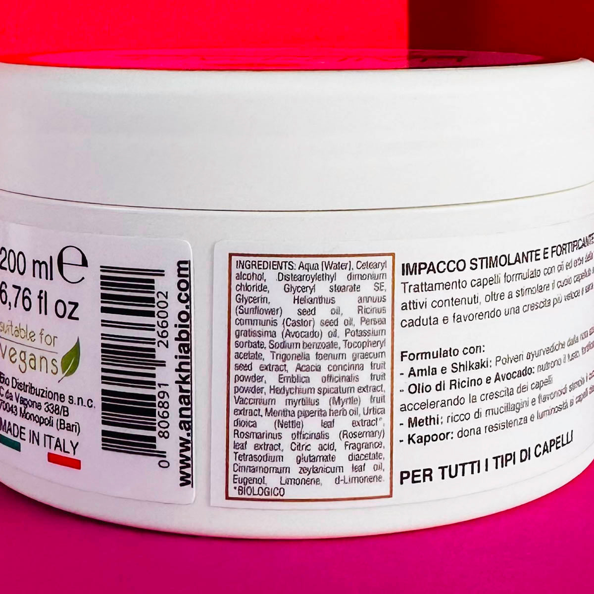 Hair Pack Terra | Stimulierende Haarmaske - 200ml