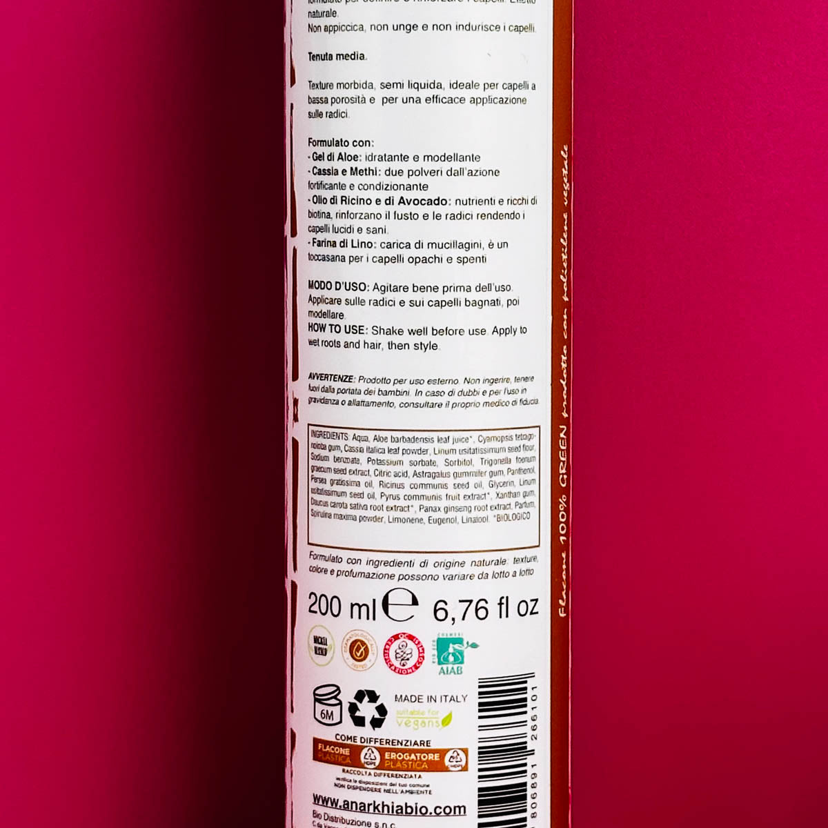 Cassia Stärkendes Styling Gel - 200ml