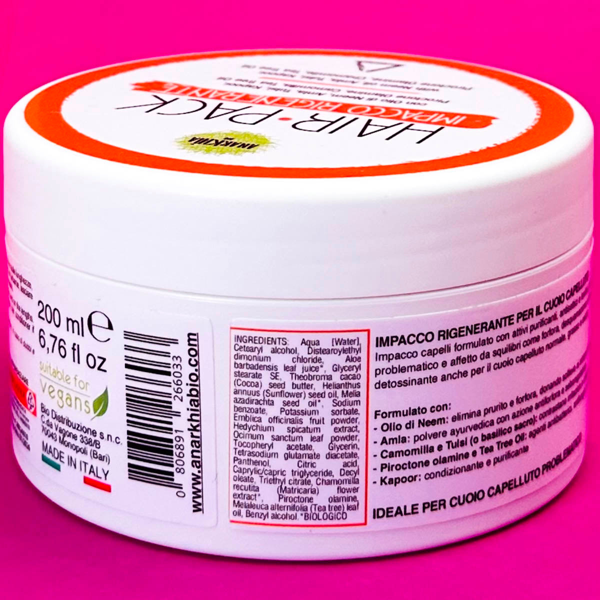 Hair Pack Fuoco | Regenerierende Haarkur - 200ml