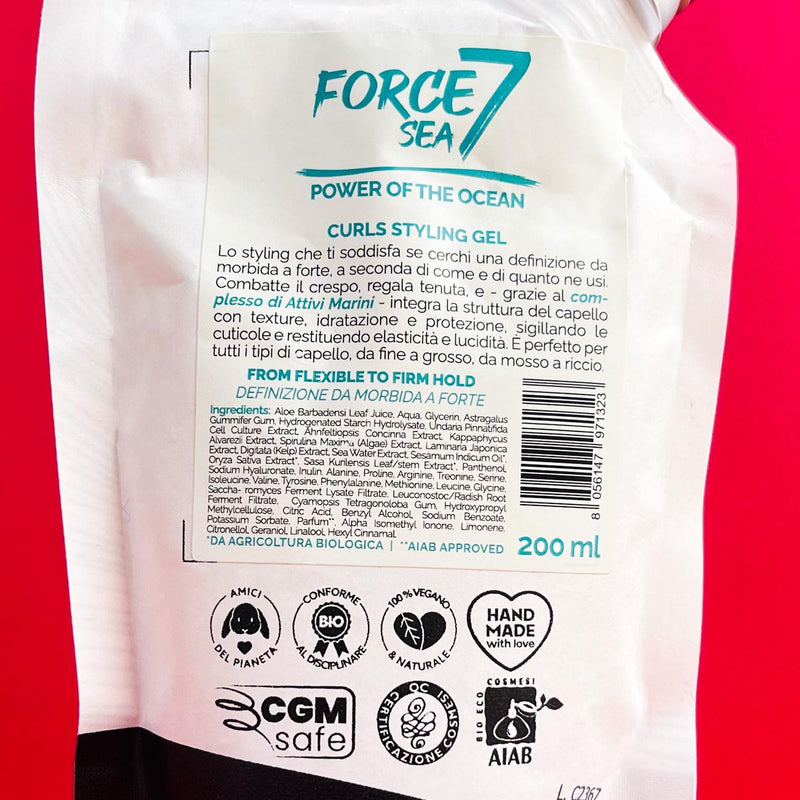 Curls Styling Gel | Force 7 Sea - 200ml