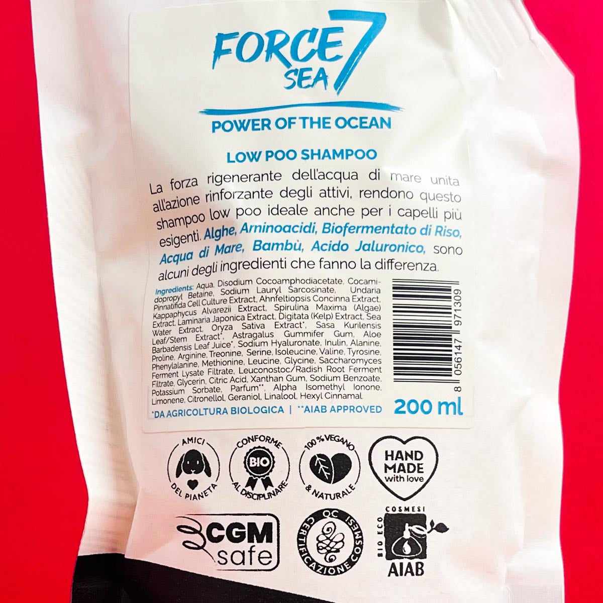 Low Poo Shampoo | Force 7 Sea - 200ml