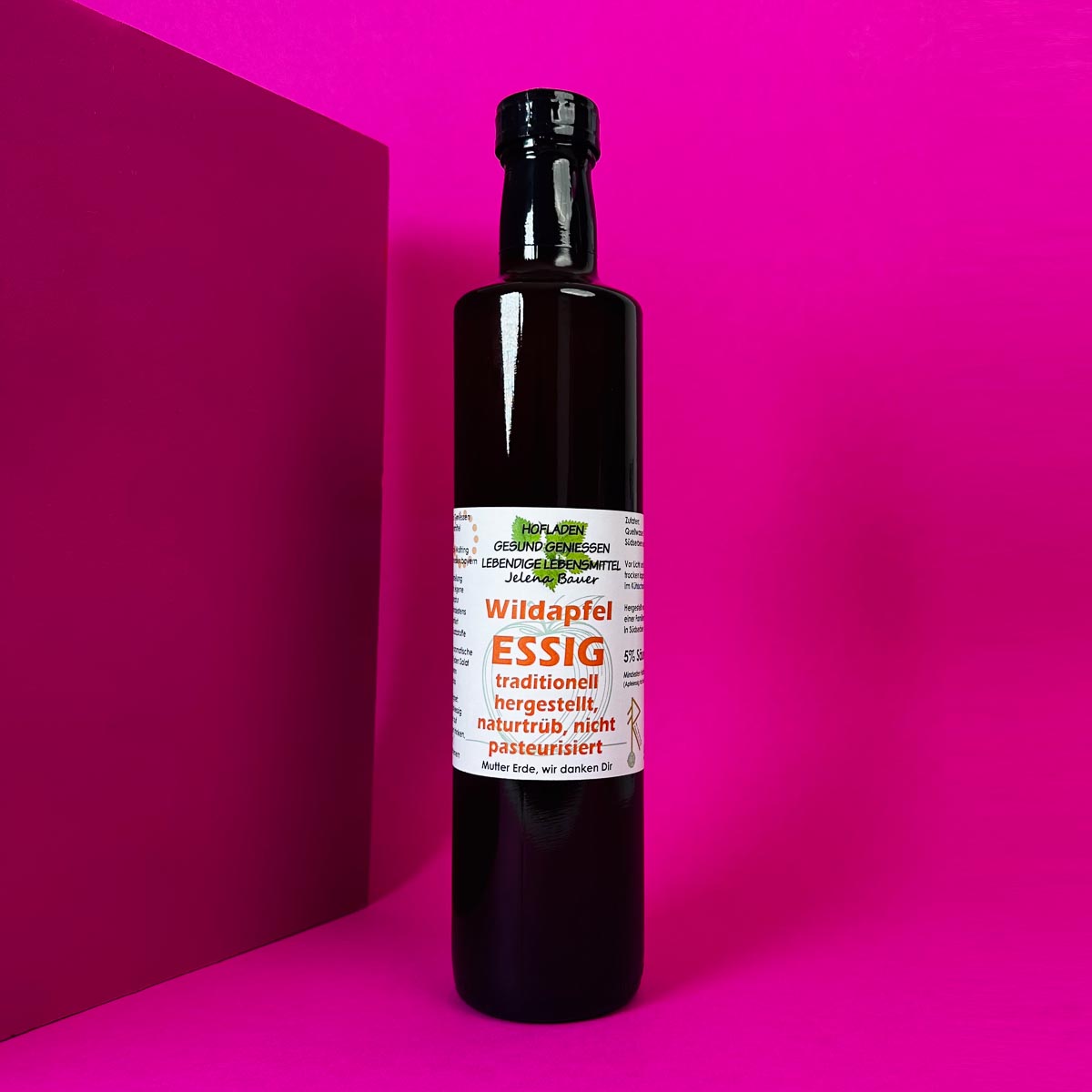 Apfelessig aus Wildäpfeln - 500ml