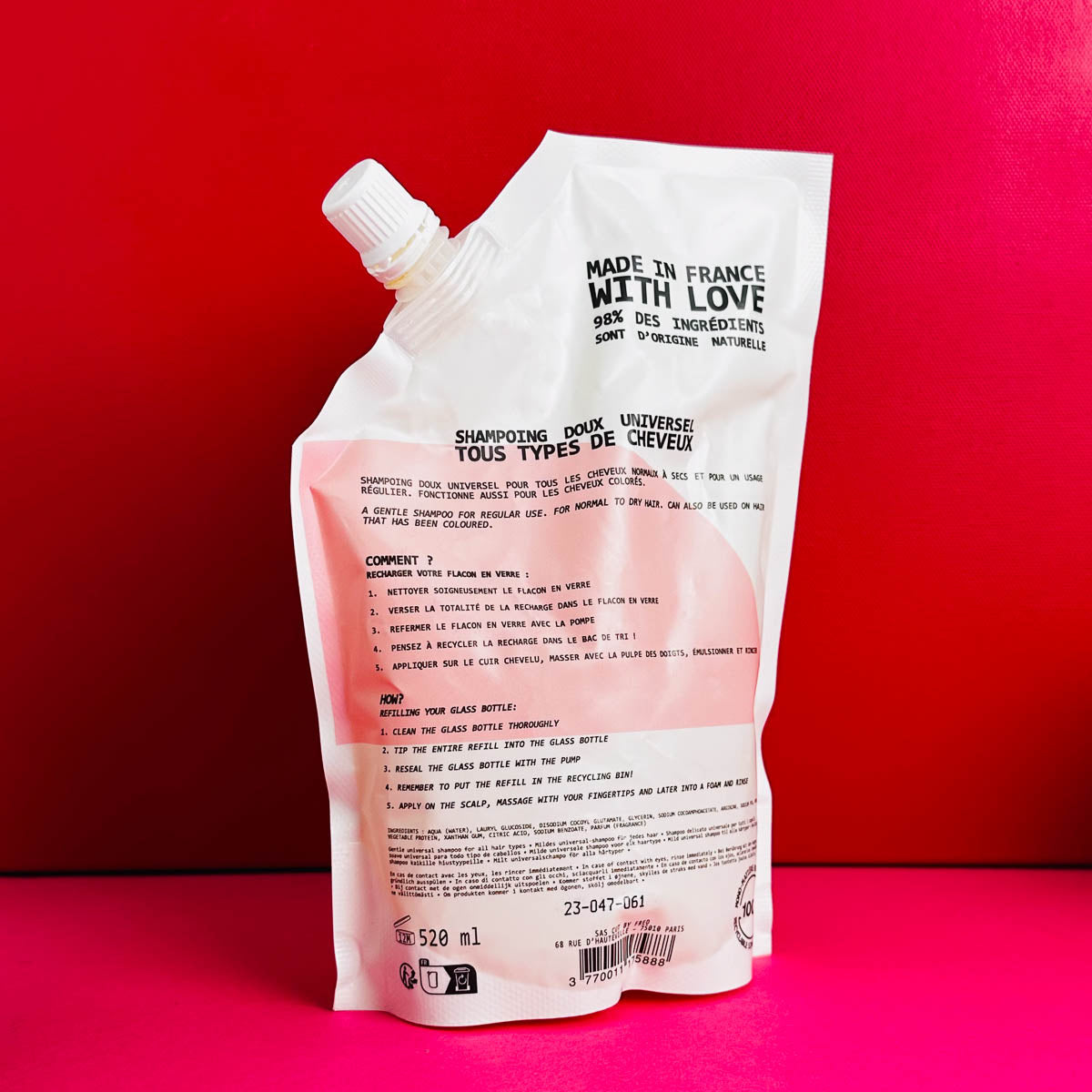 Vegan Hydration Shampoo (Recharge) - 520ml